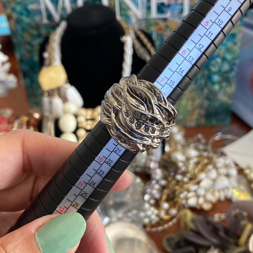 Silver Textured Ring